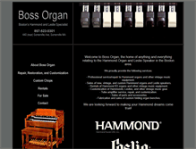 Tablet Screenshot of bossorgan.com